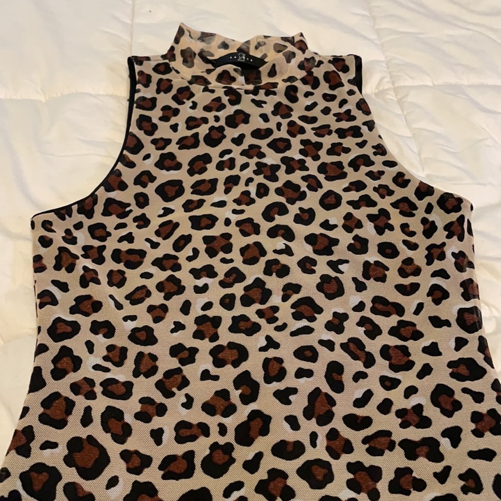 Leopard Print Bodysuit